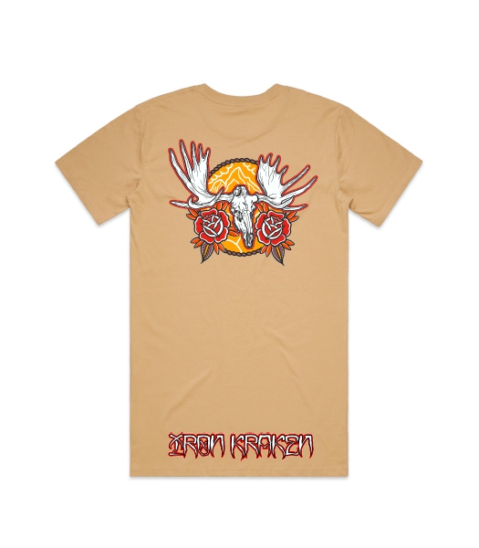 IK Dweeb Designs Moose Skull Tall Tee
